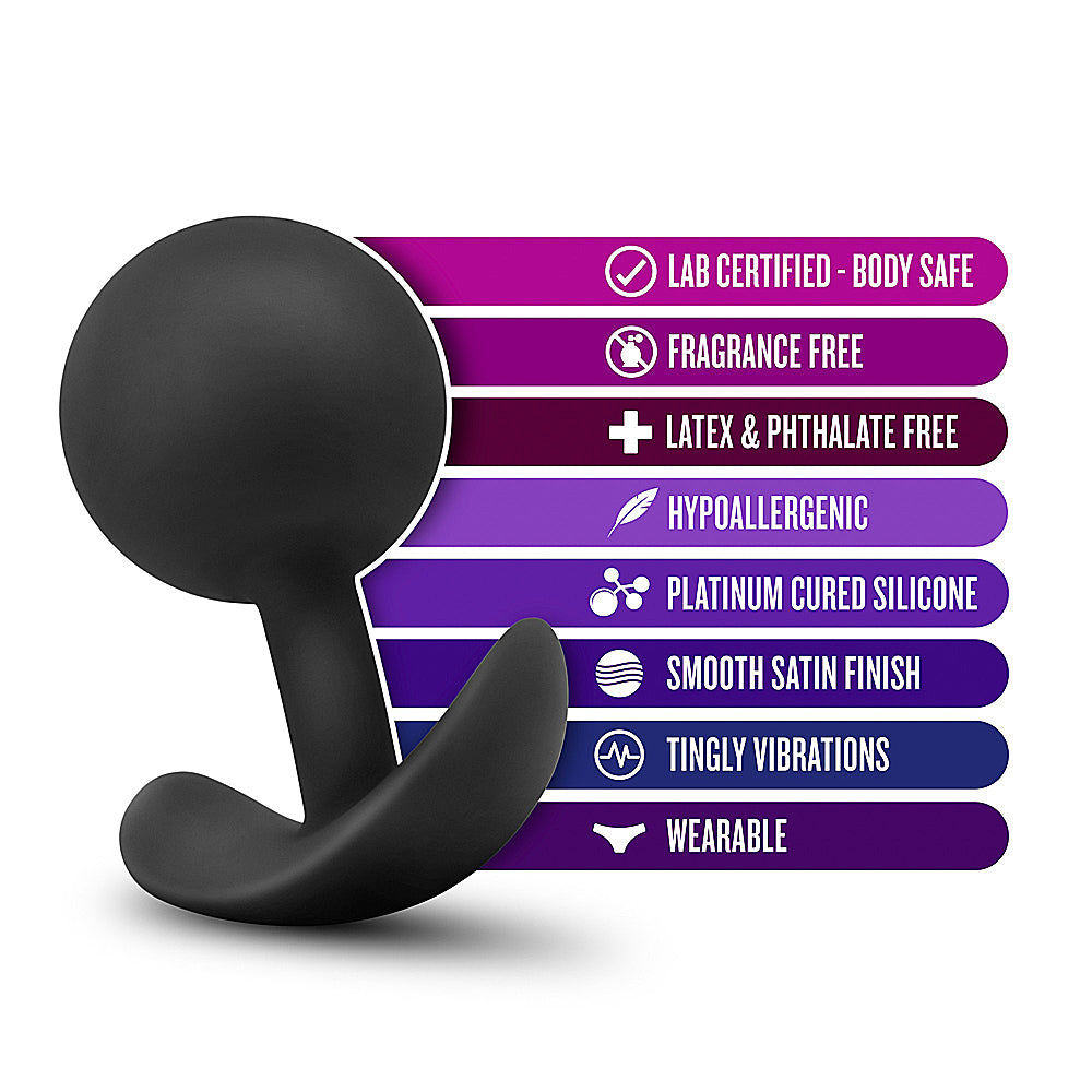 Blush Novelties - Luxe Wearable Vibra Plug - Black