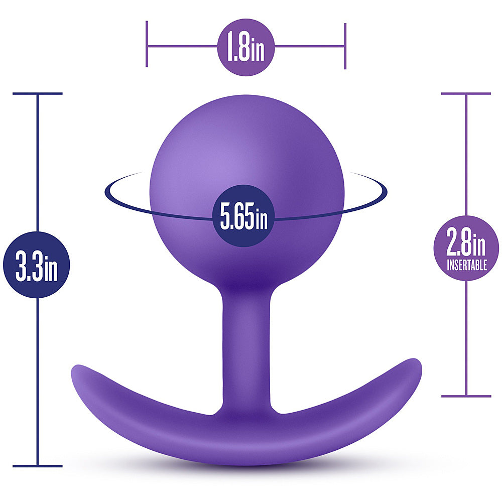 Blush Novelties - Luxe Wearable Vibra Plug - Medium Purple