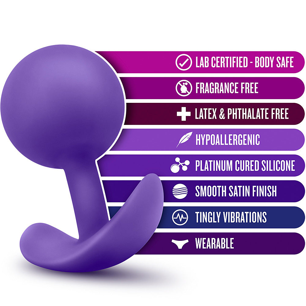 Blush Novelties - Luxe Wearable Vibra Plug - Medium Purple