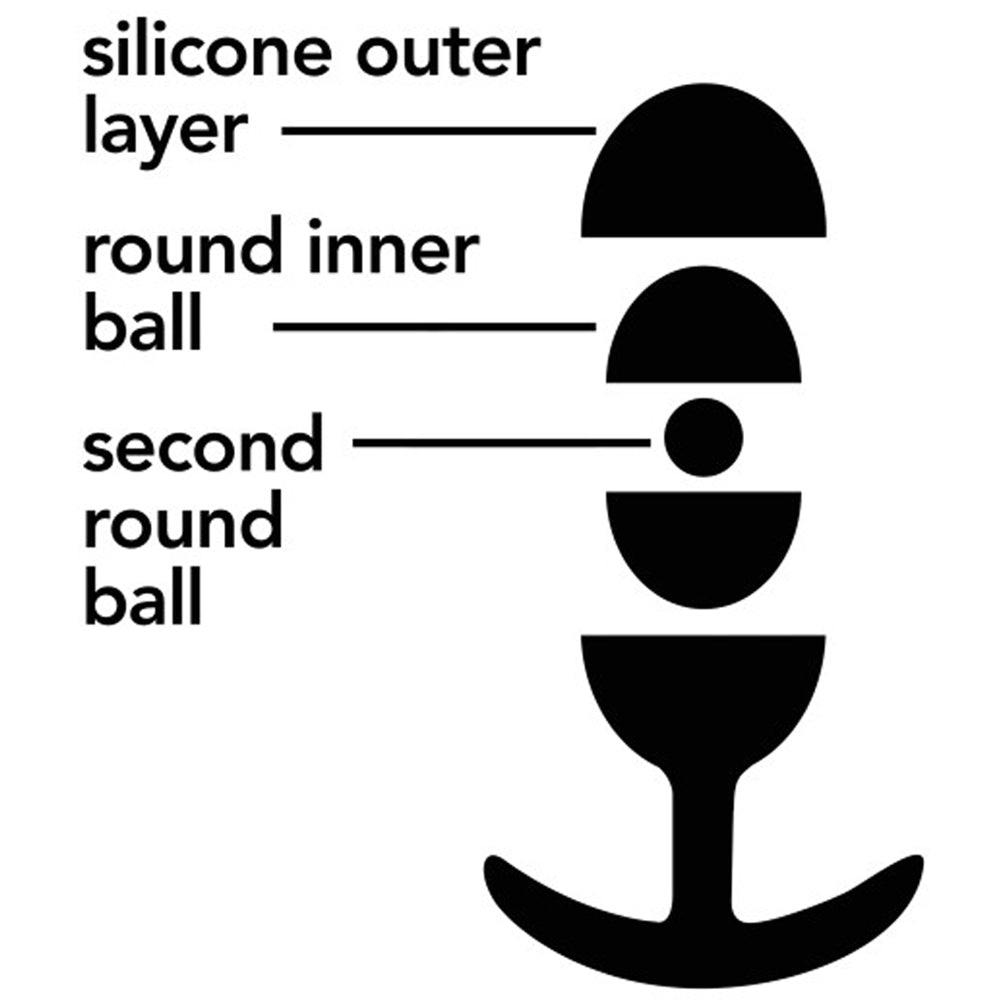 Blush Novelties - Luxe Wearable Vibra Slim Plug - Medium Purple