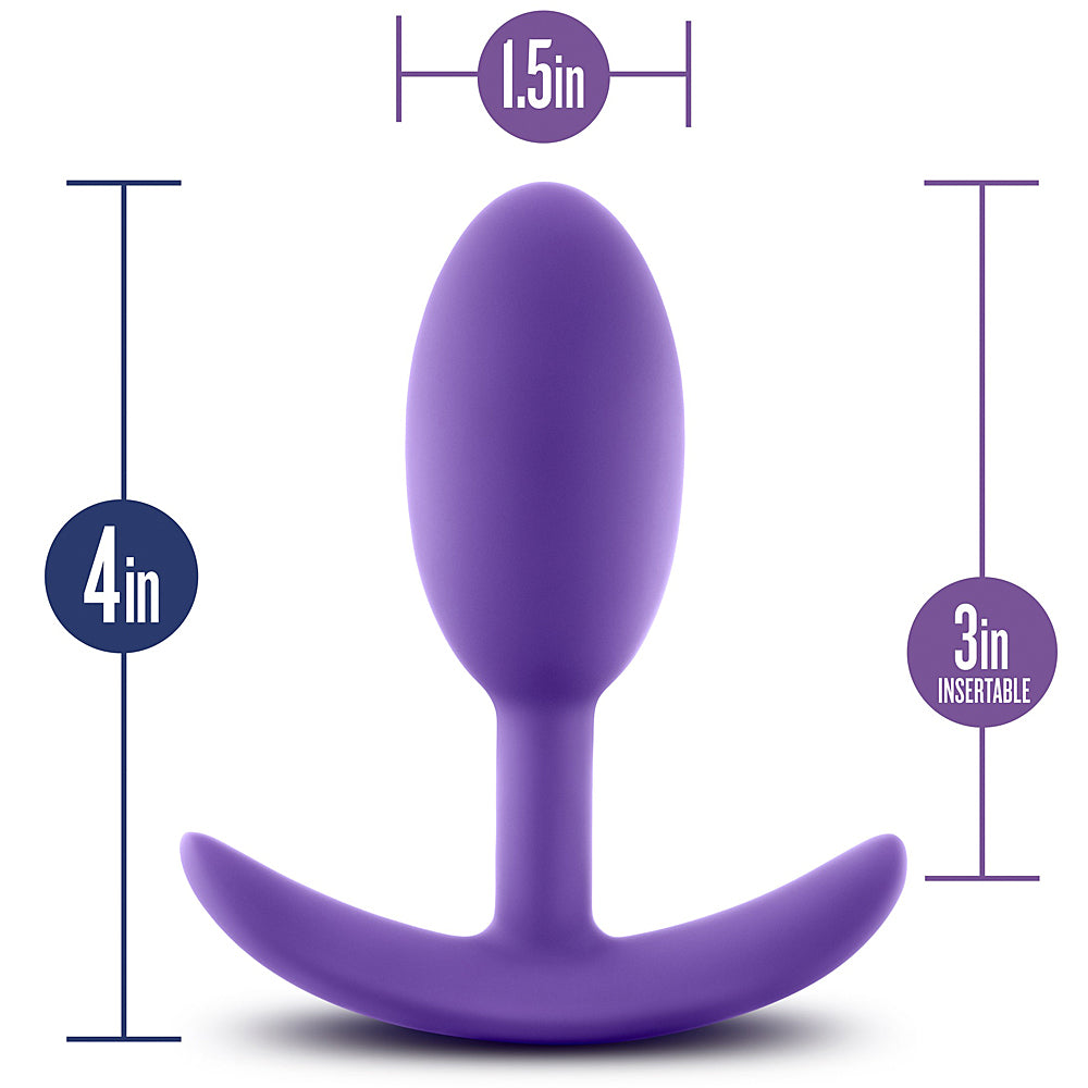 Blush Novelties - Luxe Wearable Vibra Slim Plug - Medium Purple
