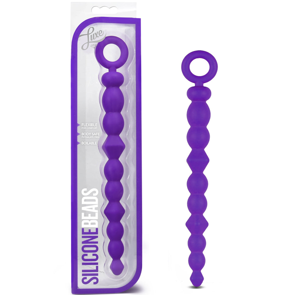 Blush Novelties - Luxe Silicone Beads - Indigo