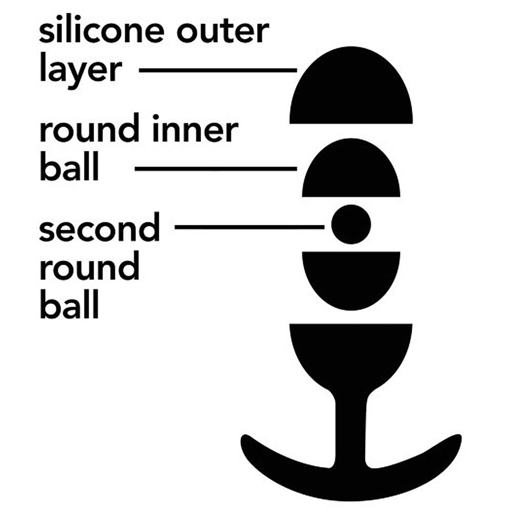 Blush Novelties - Luxe Wearable Vibra Slim Plug Small - Purple