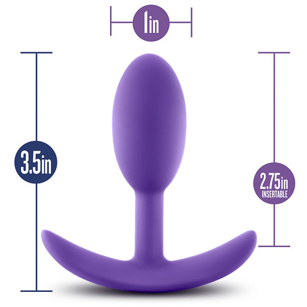 Blush Novelties - Luxe Wearable Vibra Slim Plug Small - Purple