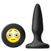 Moji's OMG Mini Silicone Butt Plug-Black - Godfather Adult Sex and Pleasure Toys