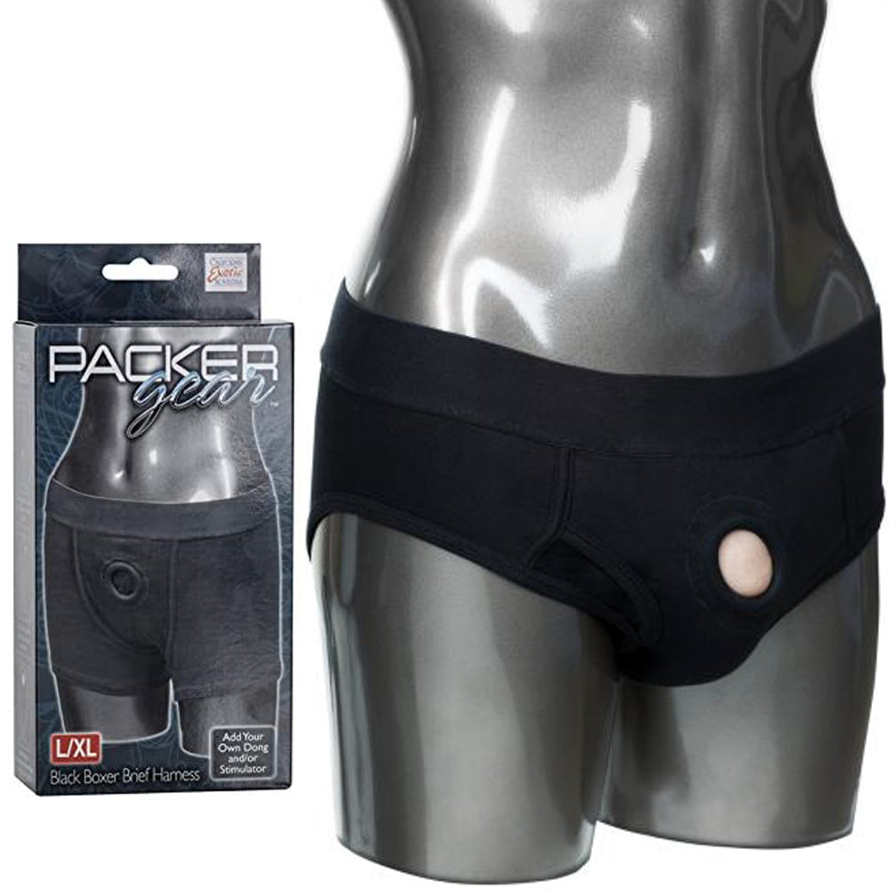 Packer Gear Brief Harness - Black L/XL