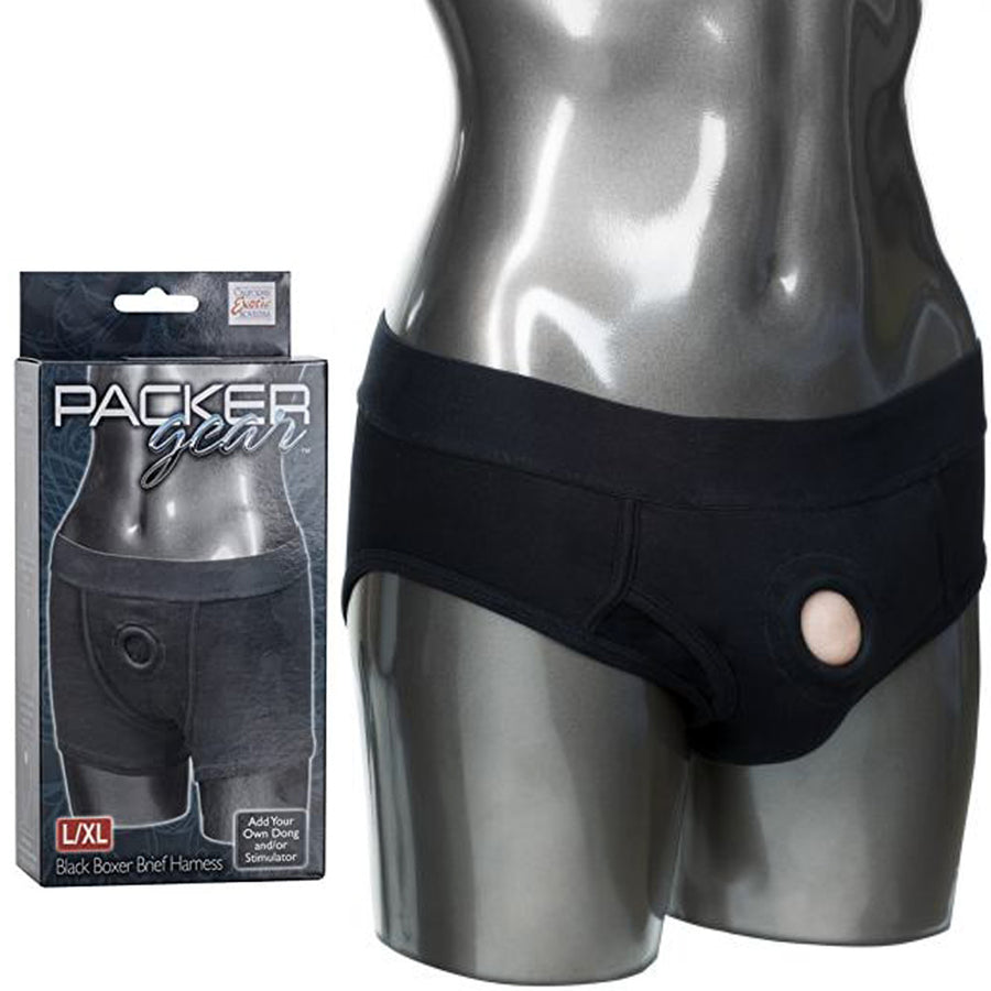 Packer Gear Brief Harness - Black L/XL