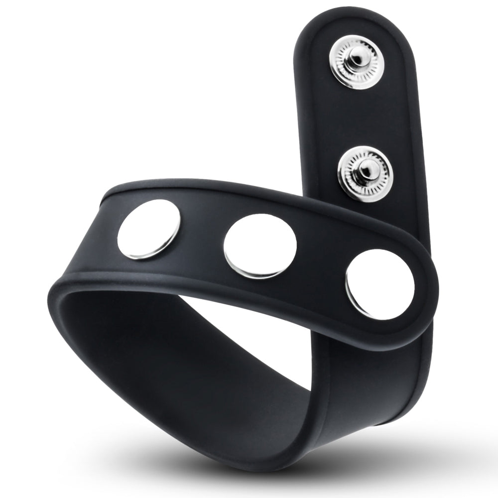 Performance VS5 Silicone 3-Snap Cock Strap - Black