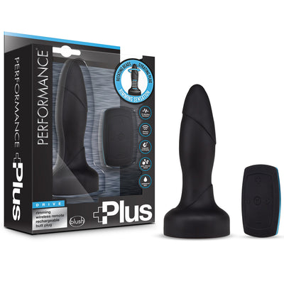 Performance Plus Drive Rimming Wireless Remote Control Rechargeable Butt Plug - Black