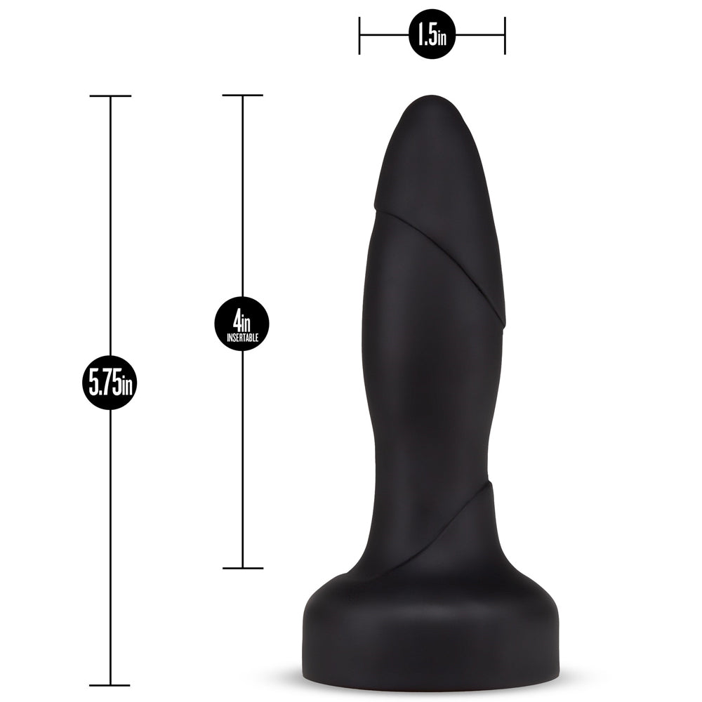 Performance Plus Drive Rimming Wireless Remote Control Rechargeable Butt Plug - Black