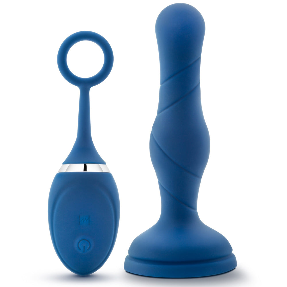 Performance Plus Dynamo Rechargeable Anal Plug - Blue