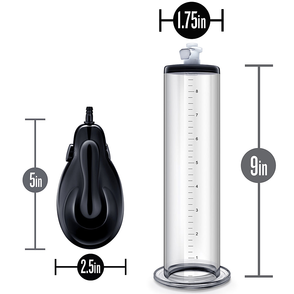 Performance VX9 Auto Penis Pump - Clear
