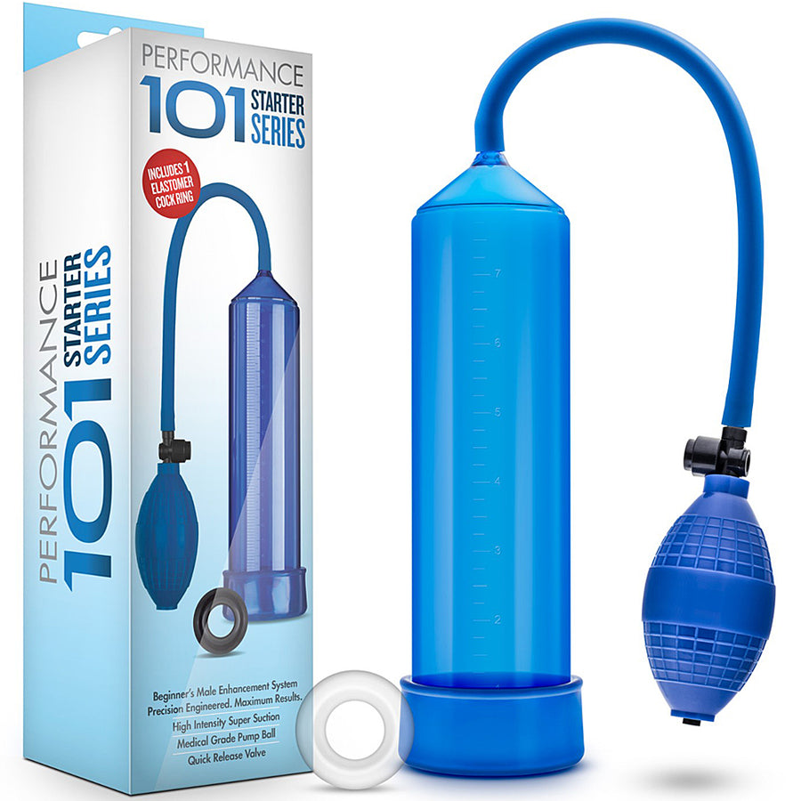 Blush Novelties - Performance 101 Starter Series Pump - Blue
