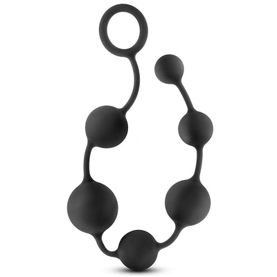Performance Silicone Anal Beads - Black