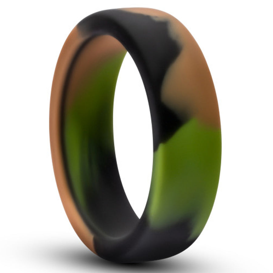 Performance Silicone Go Pro Cock Ring - Green Camouflage