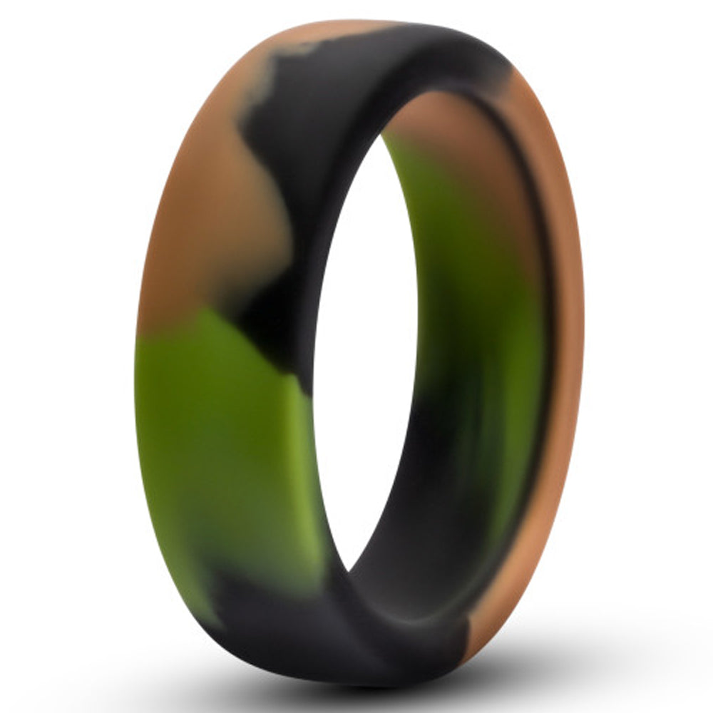 Performance Silicone Go Pro Cock Ring - Green Camouflage