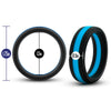 Performance Silicone Go Pro Cock Ring - Black/Blue