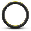 Performance Silicone Go Pro Cock Ring - Black/Gold