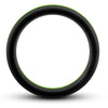 Performance Silicone Go Pro Cock Ring - Black/Green