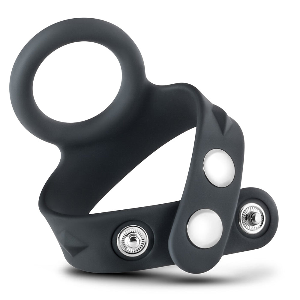 Performance VS6 Silicone Cock & Ball Strap - Black