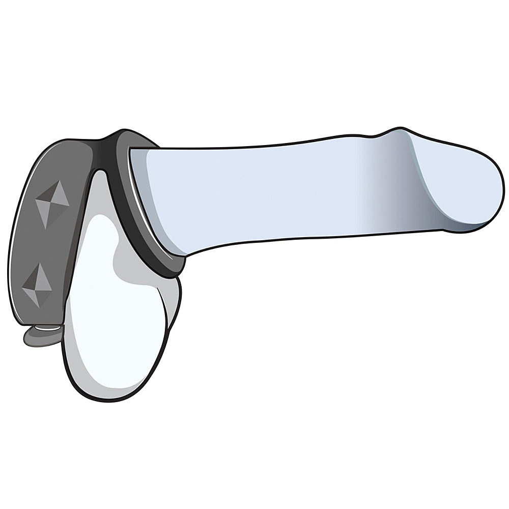 Performance VS6 Silicone Cock & Ball Strap - Black