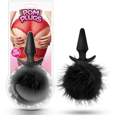 Temptasia Pom Plugs Fur Pom Pom - Black