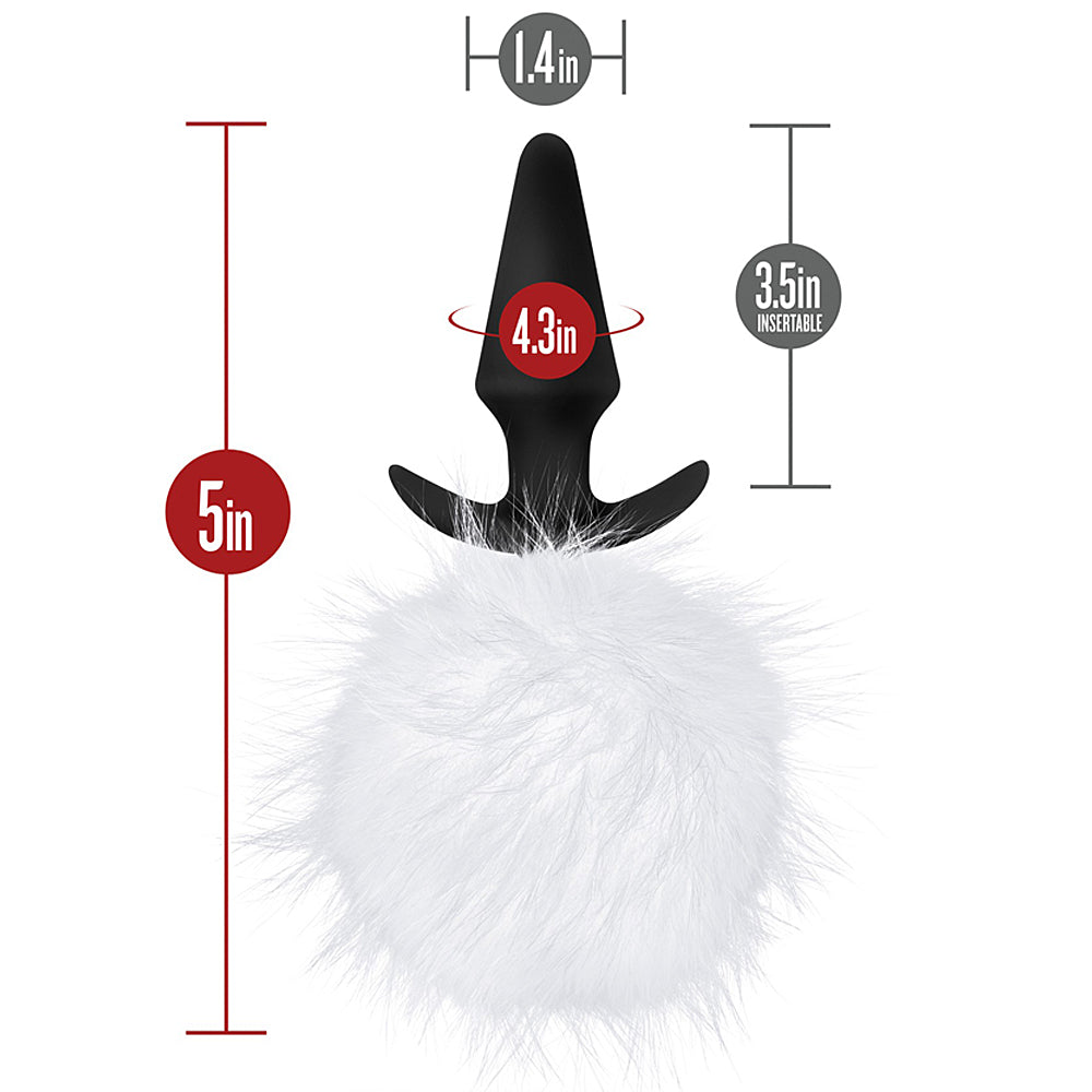 Temptasia Pom Plugs Fur Pom Pom - White