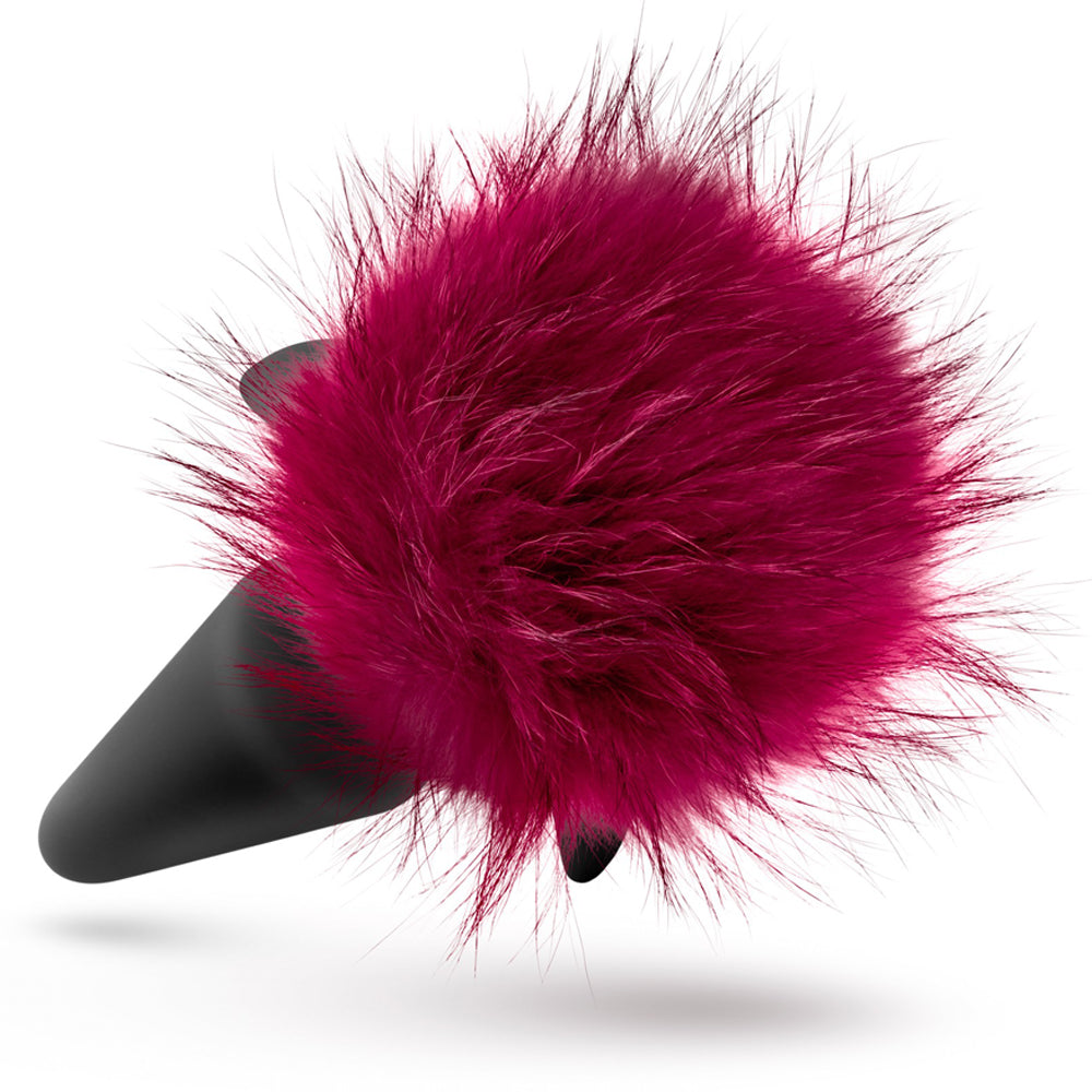 Temptasia Pom Plugs Fur Pom Pom - Burgundy