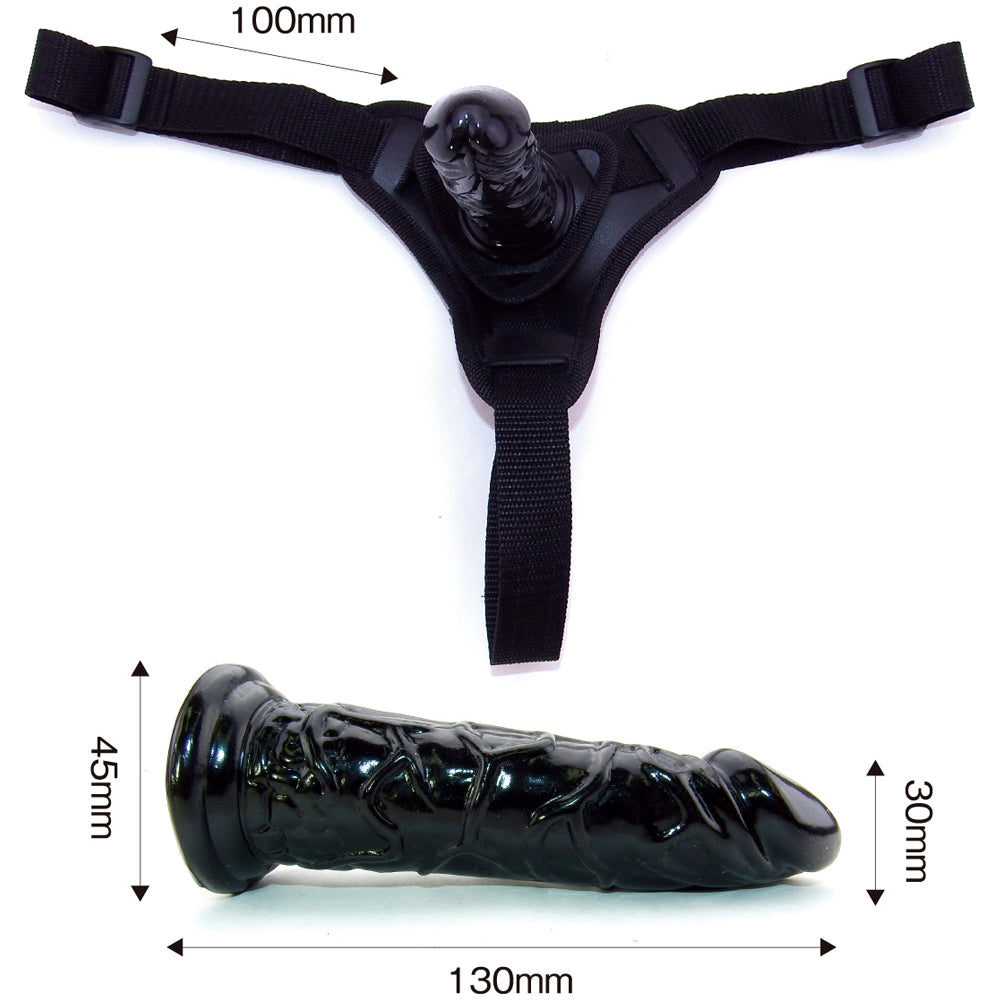 Premium Strap-on Dildo - 5"Black