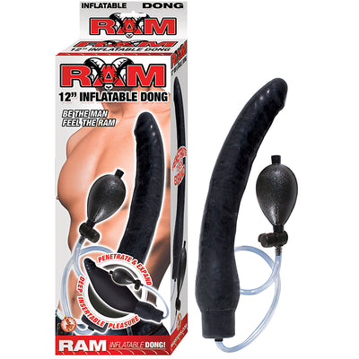 Ram 12" Inflatable Dong-Black