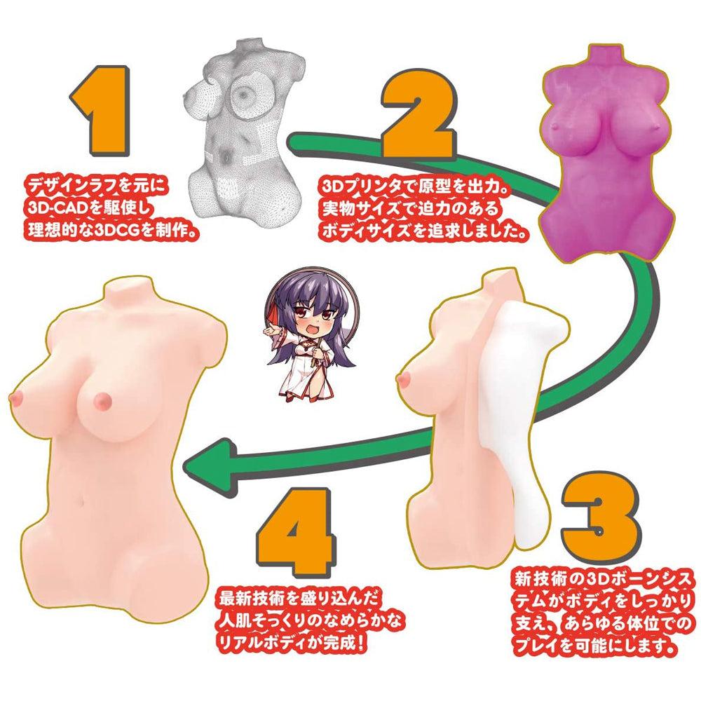 Real Body 3D Bone System - D-Cup Yura Anekawa