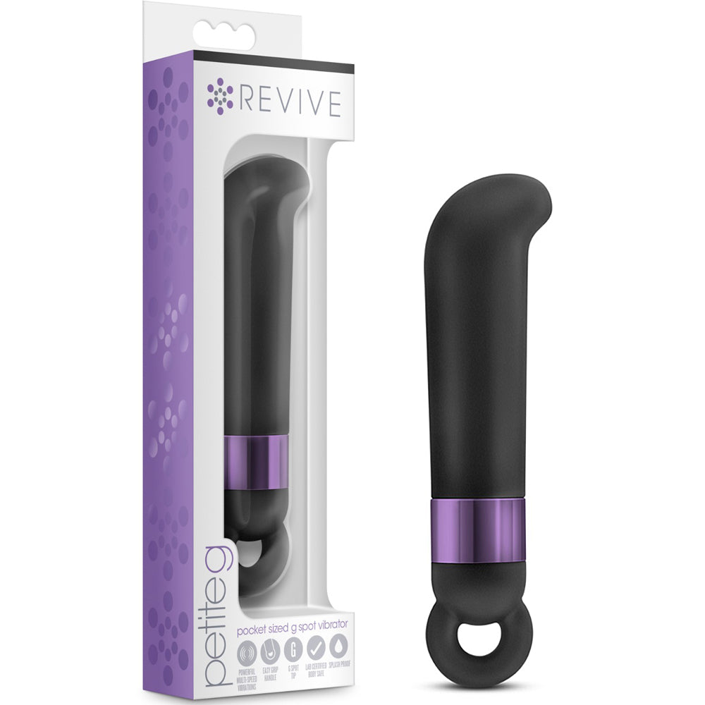 Blush Novelties - Revive Petite G Pocket Sized G Spot Vibrator - Black