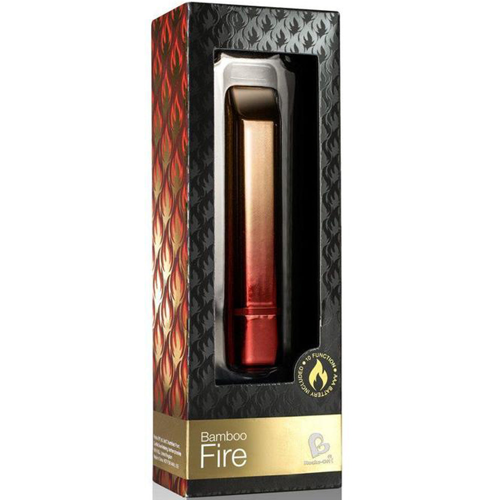 Rocks-Off Bamboo 10 Speed Bullet - Fire