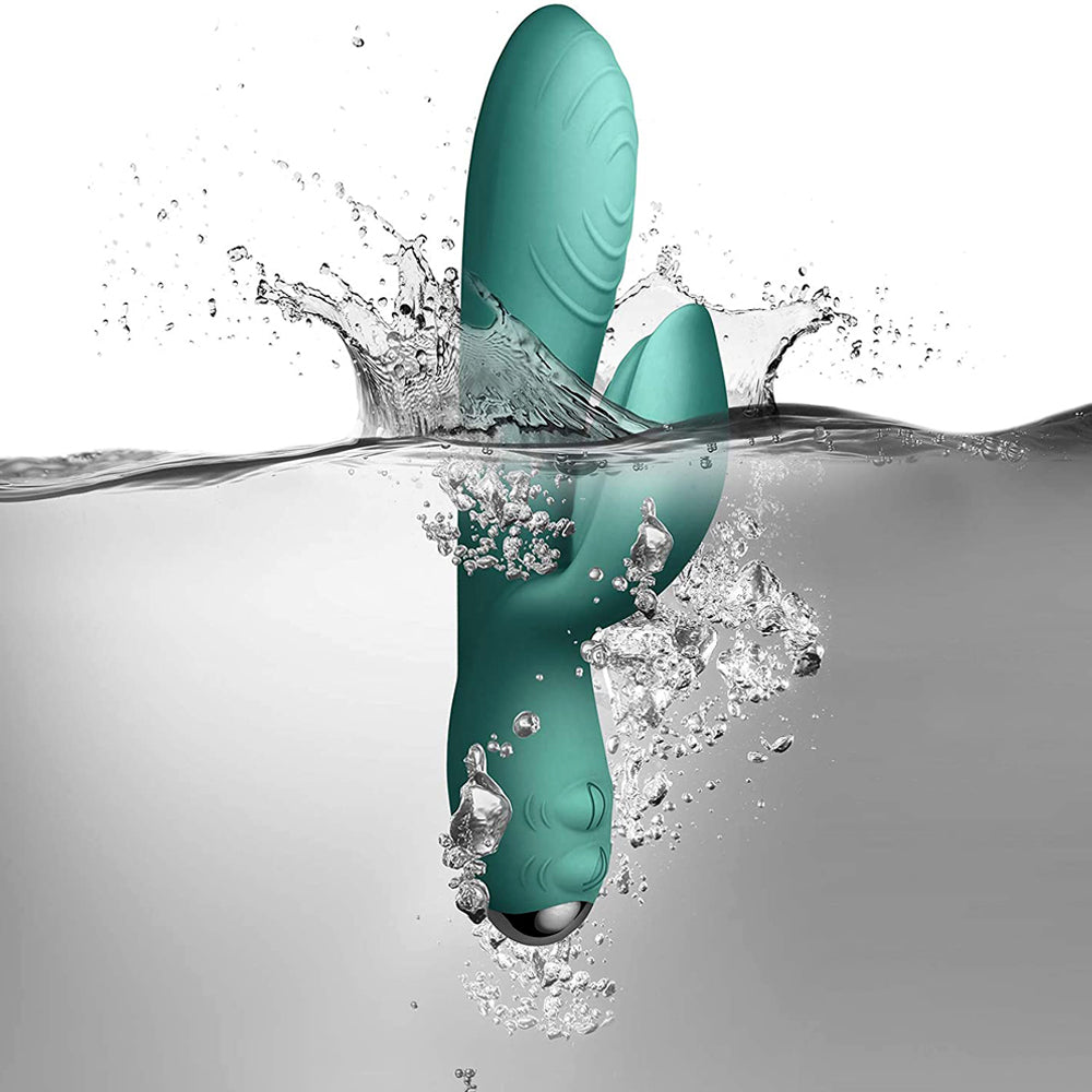 Rocks-Off EveryGirl 10 Speed Light Up Vibrator - Teal