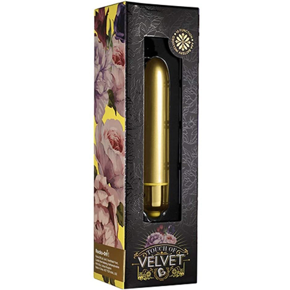 Rocks-Off Touch Of Velvet 10 Speed Bullet - Sunflower Summer