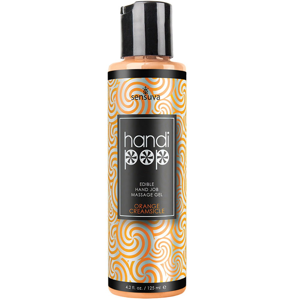 Handi-Pop Hand Job Massage Gel-Orange Creamsicle 4.2oz