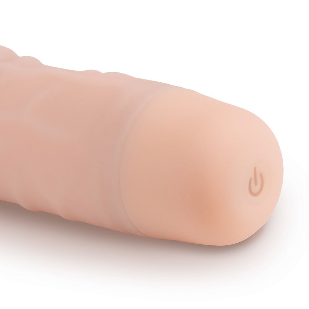 SIlicone Willy's Maverick Vibrating Dildo - 6.25" Vanilla