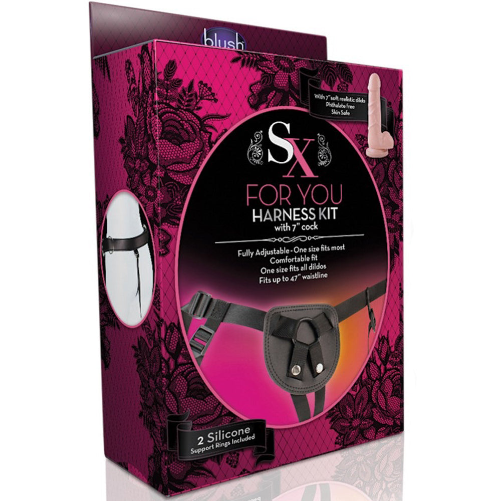 SX For You Harness Kit with 7" Cock
