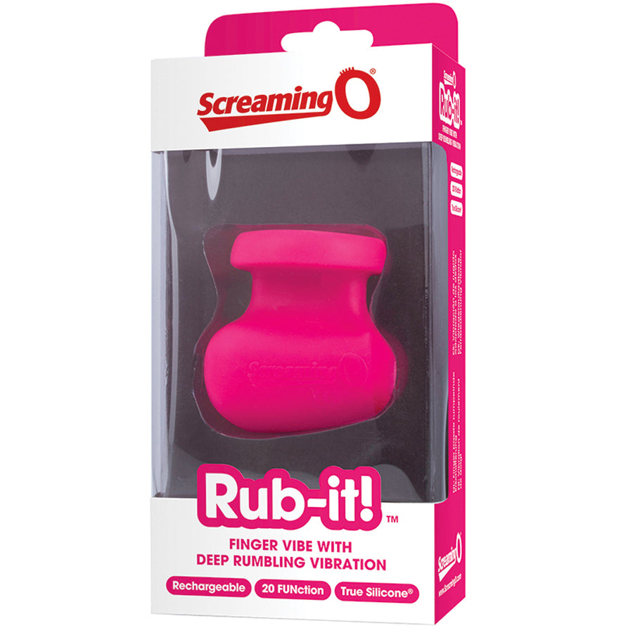 Screaming O Rub-it! Finger Vibe - Pink