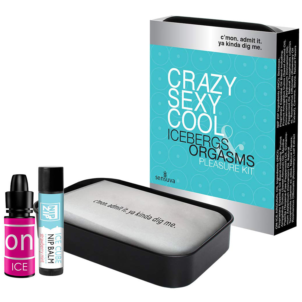 Sensuva Crazy Sexy Cool Icebergs and Orgasms Pleasure Kit