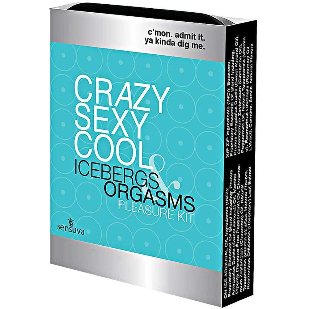 Sensuva Crazy Sexy Cool Icebergs and Orgasms Pleasure Kit