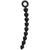 S & M Silicone Anal Beads - Black