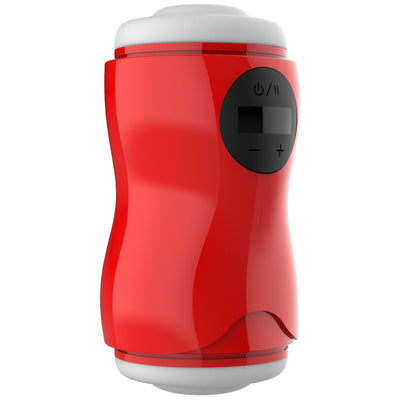 SHAKE Stamina Training Cup-Realistic (Red) - Godfather Adult Sex and Pleasure Toys