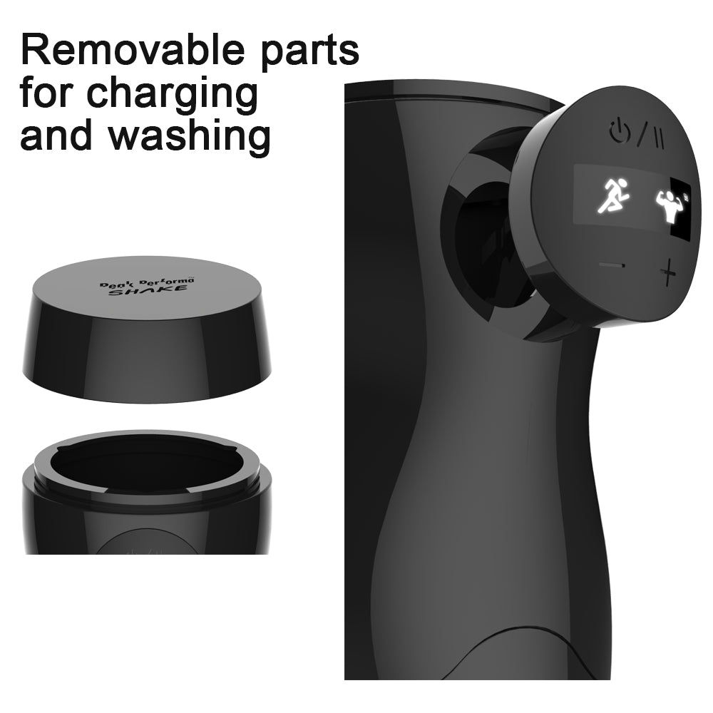 SHAKE Stamina Training Cup-Soft (Black) - Godfather Adult Sex and Pleasure Toys