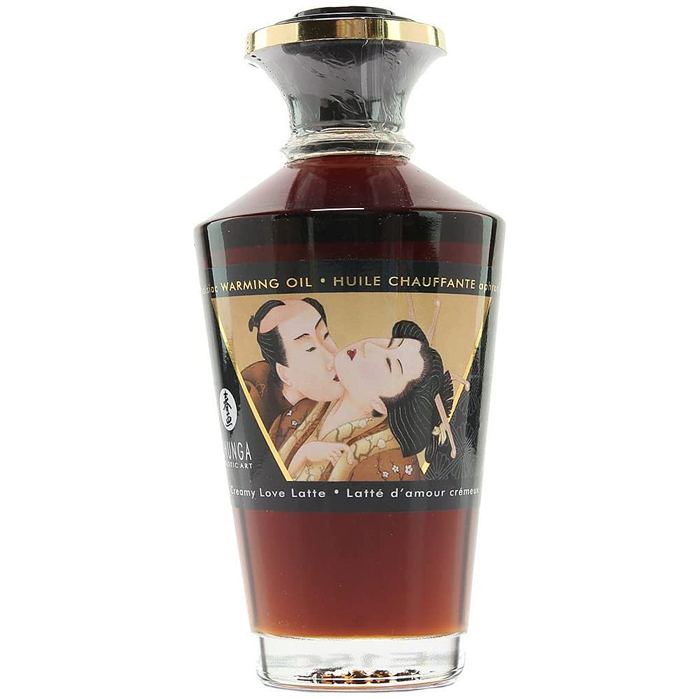 Shunga Aphrodisiac Warming Oil - Creamy Love Latte 3.5oz