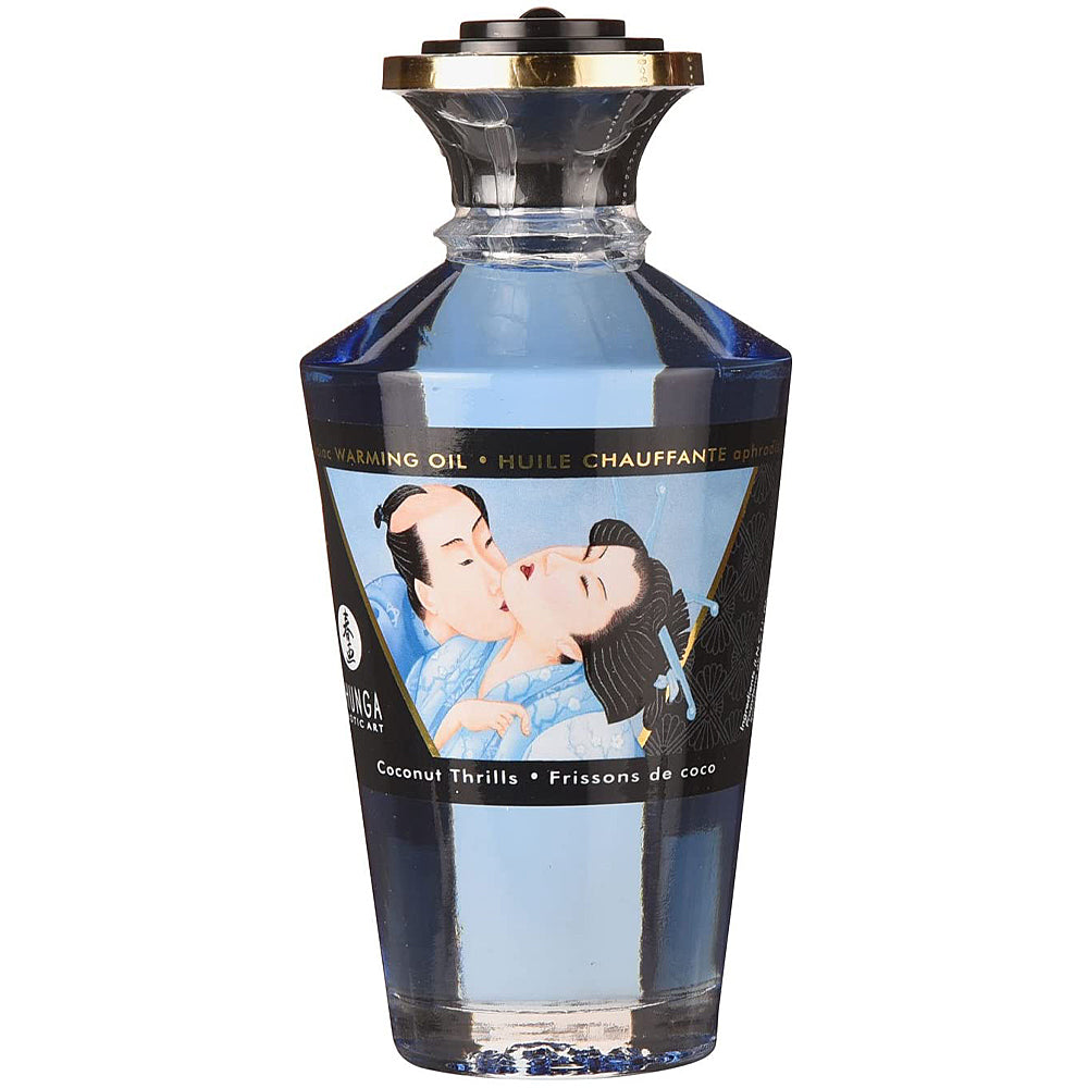 Shunga Aphrodisiac Warming Oil - Coconut Thrill 3.5oz