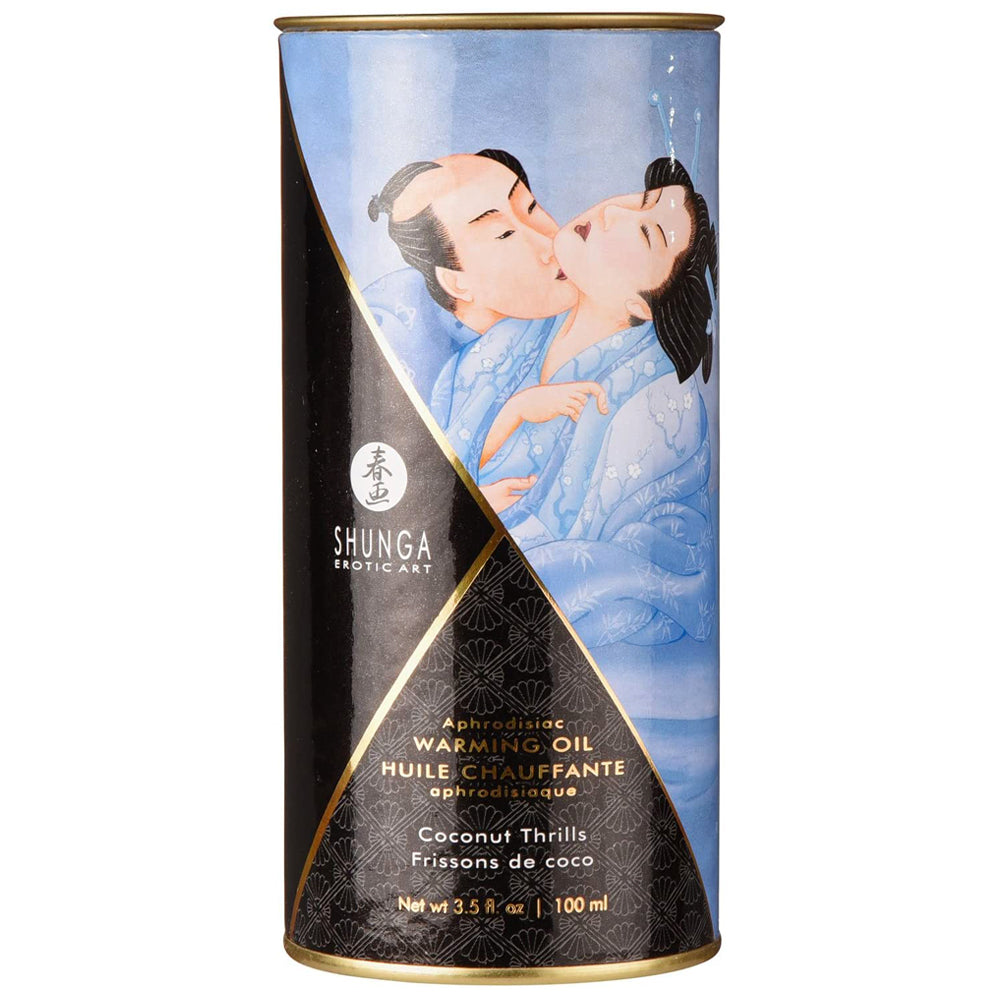 Shunga Aphrodisiac Warming Oil - Coconut Thrill 3.5oz