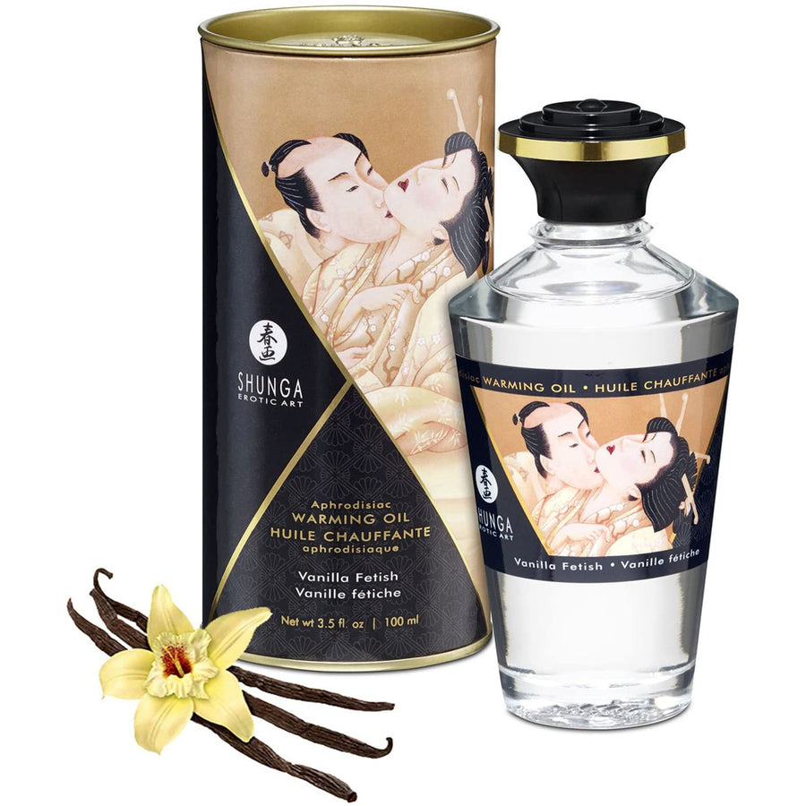 Shunga Aphrodisiac Warming Oil - Vanilla Fetish 3.5oz
