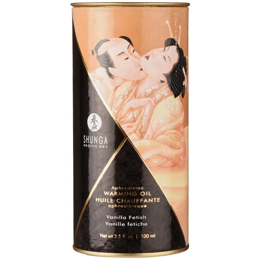 Shunga Aphrodisiac Warming Oil - Vanilla Fetish 3.5oz
