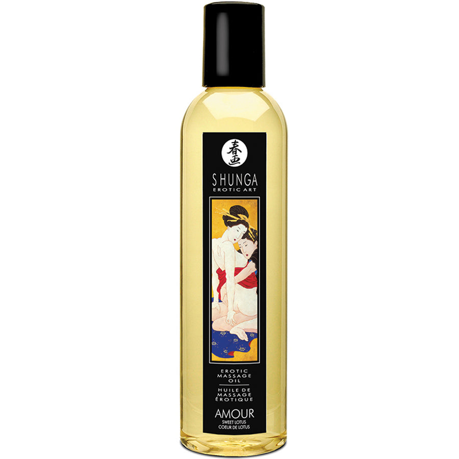 Shunga Erotic Massage Oil - Amour Sweet Lotus 8oz